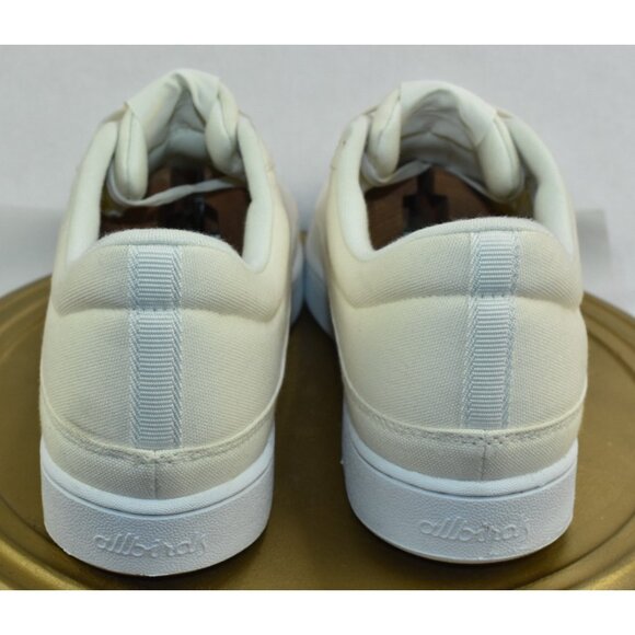 Allbirds Canvas Pacer Men's Shoes Size 12 Sneakers Natural White Blizzard Lowtop - Picture 4 of 10